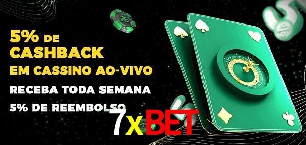 Promoções do cassino ao Vivo 7xbet